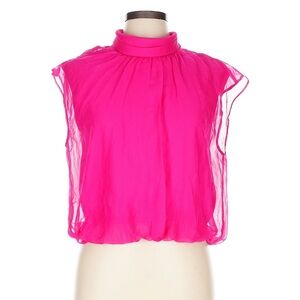INC International Concepts Fuchsia Sleeveless Blouse